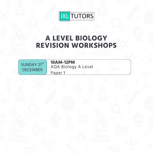 A Level Biology Paper 1 Revision Workshop – Sunday 21st December (online)